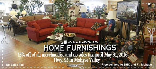 Jenner's Home Furnishings Coupon